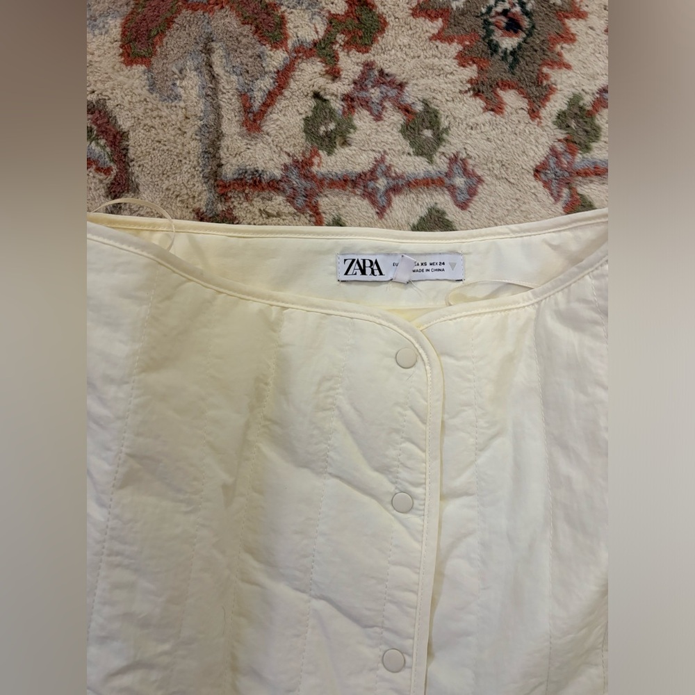 Zara Nylon Mini skirt XS
